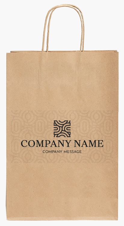 Design Preview for Design Gallery: Modern & Simple Paper Bags, 35.5 x 24 x 12 cm