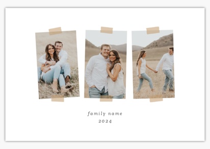 A casual family white cream design for Modern & Simple with 3 uploads