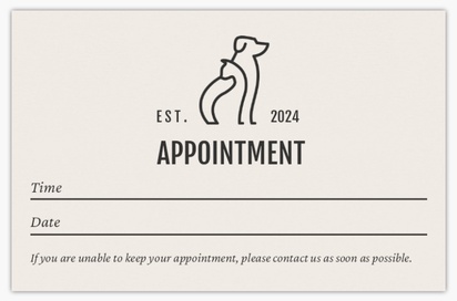 Design Preview for Design Gallery: Pet Sitting & Dog Walking Standard Business Cards, Standard (85 x 55 mm)