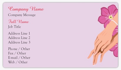 Design Preview for Templates for Bags & Accessories Name Card Stickers 