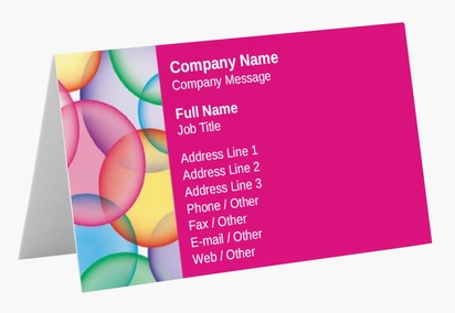 Design Preview for Design Gallery: Folded Business Cards