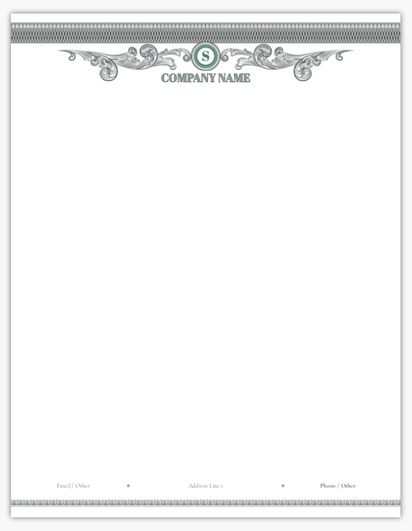 Design Preview for Design Gallery: Finance & Insurance Notepads, 8.5" x 11"
