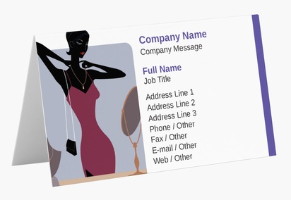 Design Preview for Design Gallery: Clothing Folded Business Cards