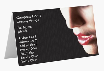 Design Preview for Design Gallery: Beauty Consulting & Pampering Folded Business Cards
