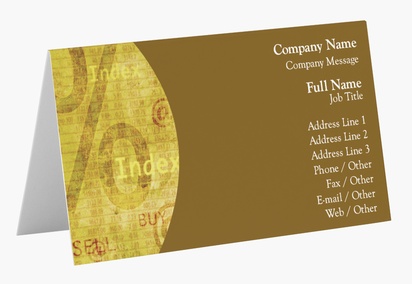 Design Preview for Design Gallery: Secretarial & Administrative Services Folded Business Cards