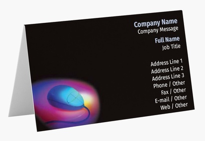 Design Preview for Design Gallery: Bold & Colourful Folded Business Cards