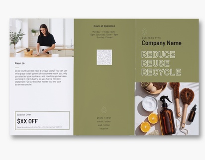 Design Preview for Design Gallery: Organic Food Stores Custom Brochures, 8.5" x 14" Tri-fold