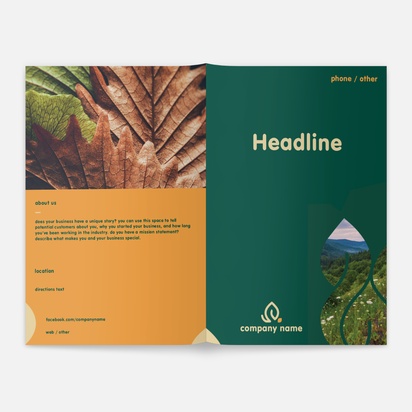 Design Preview for Design Gallery: Agriculture & Farming Brochures, A5 Bi-fold