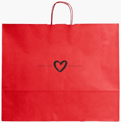 Design Preview for Design Gallery: Collage Single-Colour Paper Bags, XL (54 x 14 x 45 cm)