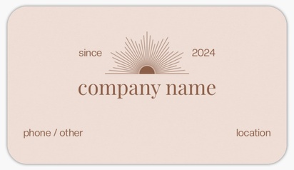 Design Preview for Design Gallery: Modern & Simple Product Labels on Sheets, Rounded Rectangle 8.7 x 4.9 cm