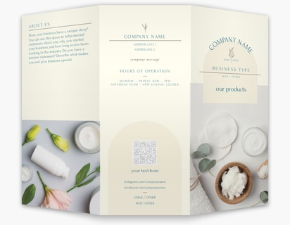 Design Preview for Design Gallery: Florals & Greenery Custom Brochures, 8.5" x 11" Tri-fold