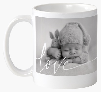 Design Preview for Design Gallery: Minimal Personalised Mugs, 325 ml  Wrap-around