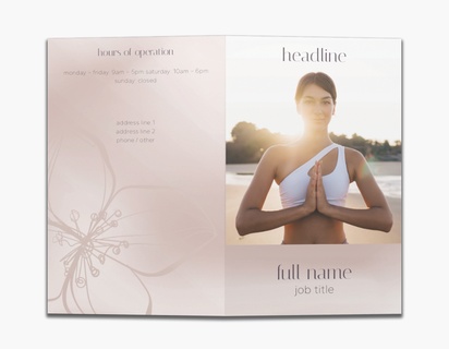 Design Preview for Design Gallery: Personal Training Custom Brochures, 8.5" x 11" Bi-fold