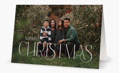 Design Preview for Christmas cards, Rectangular 18.2 x 11.7 cm