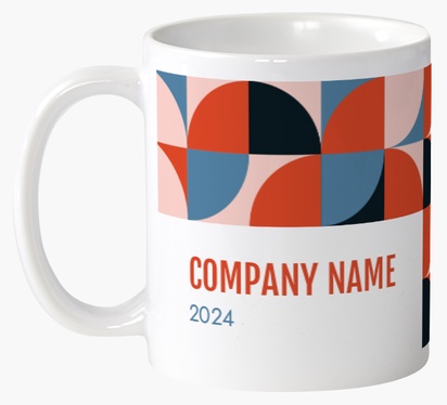 Design Preview for Bold & Colorful Custom Mugs Templates, Wrap-around