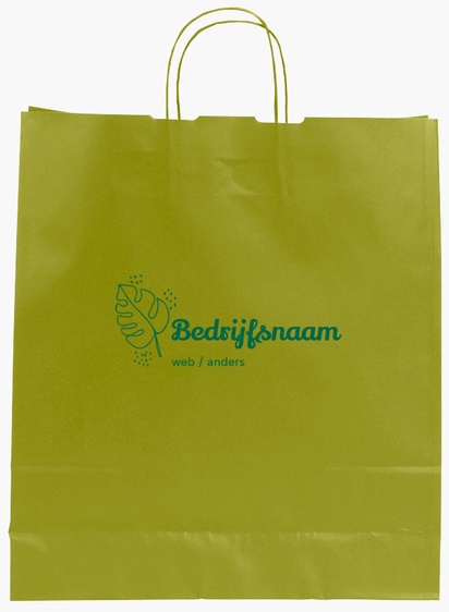 Voorvertoning ontwerp voor Ontwerpgalerij: Marketing en PR Effen kleur papieren tassen, L (36 x 12 x 41 cm)