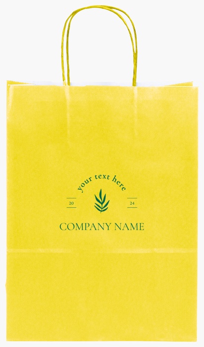 Design Preview for Design Gallery: Retail Single-Colour Paper Bags, S (22 x 10 x 29 cm)