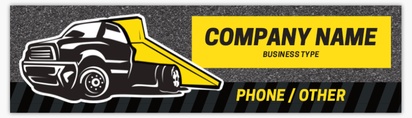 Design Preview for Templates for Automotive & Transportation Bumper Stickers , Rectangle - 7.6 x 27.9 cm
