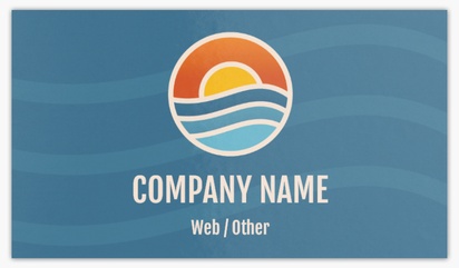 Design Preview for Summer Glossy Business Cards Templates, Standard (3.5" x 2")