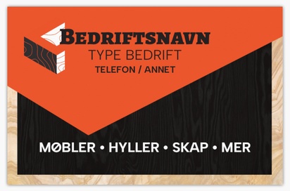 Forhåndsvisning av design for Designgalleri: Treskjæring Standard visittkort, Standard (85 x 55 mm)