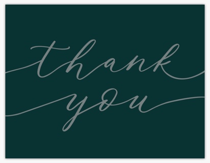 Design Preview for Design Gallery: Elegant Thank You Cards, Flat