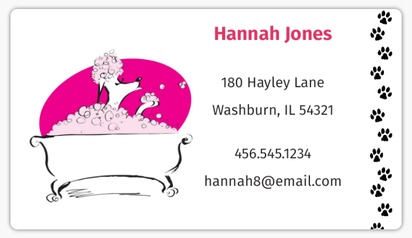 Design Preview for Templates for Animals Name Card Stickers 