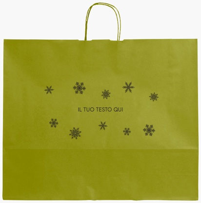 Anteprima design per Galleria di design: sacchetti di carta stampa monocolore per tradizionale e classico, XL (54 x 14 x 45 cm)