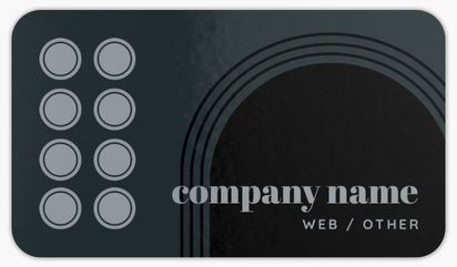 Design Preview for Blogging Rounded Corner Business Cards Templates, Standard (3.5" x 2")