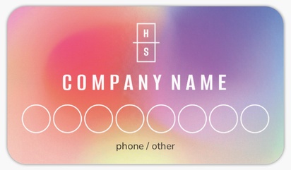 Design Preview for Music Rounded Corner Business Cards Templates, Standard (3.5" x 2")