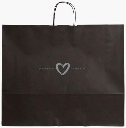 Design Preview for Design Gallery: Collage Single-Colour Paper Bags, XL (54 x 14 x 45 cm)
