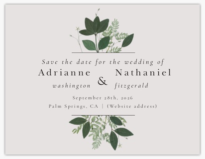 A save the date new rustic gray design for Season