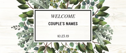 Design Preview for Design Gallery: Wedding Vinyl Banners, 76 cm x 183 cm