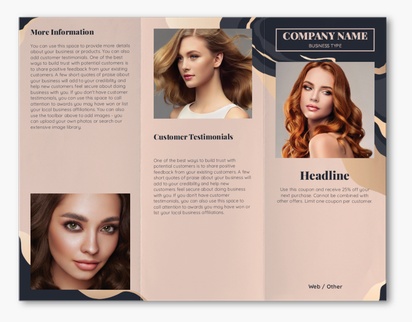Design Preview for Design Gallery: Cosmetics & Perfume Custom Brochures, 8.5" x 11" Z-fold