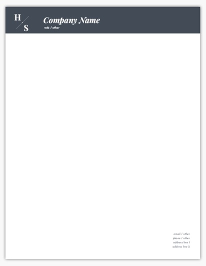 Design Preview for Design Gallery: Business Services Notepads, 8.5" x 11"