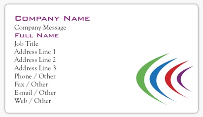 Design Preview for Templates for Mobile Devices & Telecommunication Name Card Stickers 
