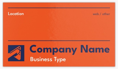 Design Preview for Excavation Standard Business Cards Templates, Standard (3.5" x 2")