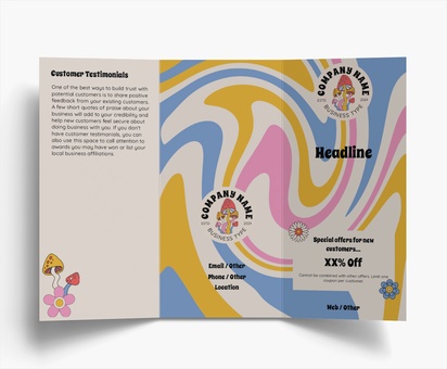 Design Preview for Design Gallery: Food & Beverage Brochures, Tri-fold DL