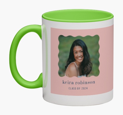 Design Preview for Design Gallery: Graduation Personalised Mugs, Wrap-around
