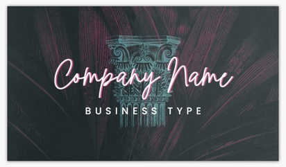 Design Preview for Bars & Nightclubs Glossy Business Cards Templates, Standard (3.5" x 2")