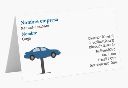 Vista previa del diseño de Galería de diseños de tarjetas de visita plegadas para automoción y transporte