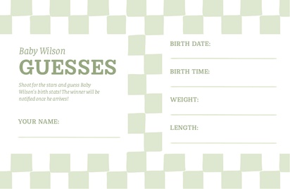 Design Preview for Templates for Retro Invitations and Announcements , Flat 11.7 x 18.2 cm