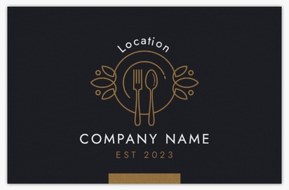 Design Preview for Design Gallery: Food Service Pearl Business Cards