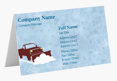 Design Preview for Design Gallery: Automotive & Transportation Folded Business Cards