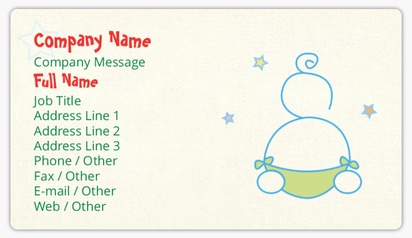 Design Preview for Design Gallery: Nursery Schools Business Card Stickers