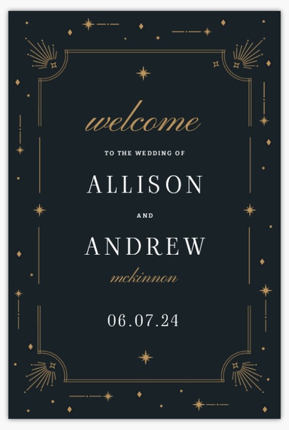 Design Preview for Wedding Signs   , 24" X 36"