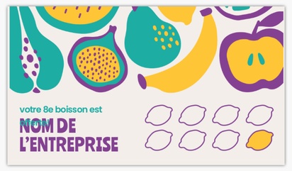 Aperçu du graphisme pour Galerie de modèles : Cartes d'affaires sur papier mat recyclé, Alimentation et restauration, Standard (3.5 x 2 po)