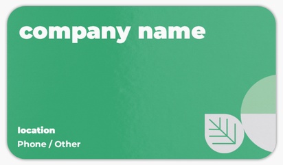 Design Preview for Environmental & Energy Rounded Corner Business Cards Templates, Standard (3.5" x 2")
