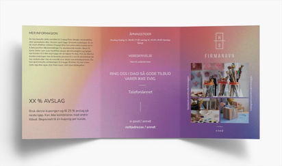 Forhåndsvisning av design for Designgalleri: Skriving og redigering Brosjyrer, 3-fløyet A5 (148 x 210 mm)