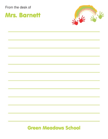 Design Preview for Design Gallery: Primary Schools Notepads