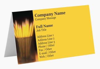 Design Preview for Design Gallery: Education & Child Care Folded Business Cards